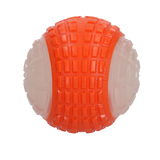 Dog Comets Hundeball, leuchtend, schwimmfähig, mit Quietscher, Ø 10 cm, orange
