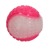Dog Comets Hundeball, leuchtend, schwimmend, mit Quietscher, Ø 10 cm, rosa