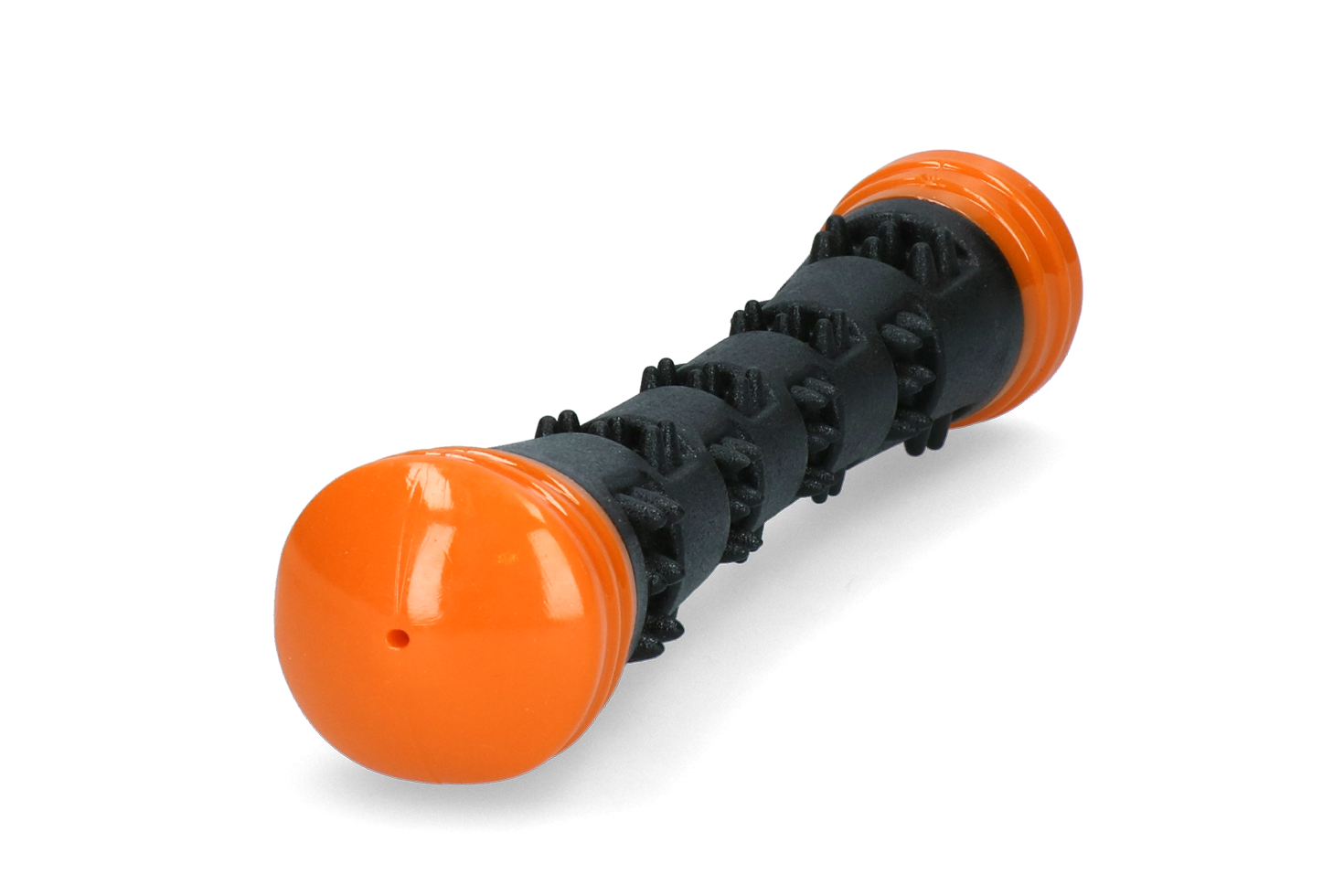 Dog Comets Wurfstock, Gummi, Quietscher, orange, 23 cm, S