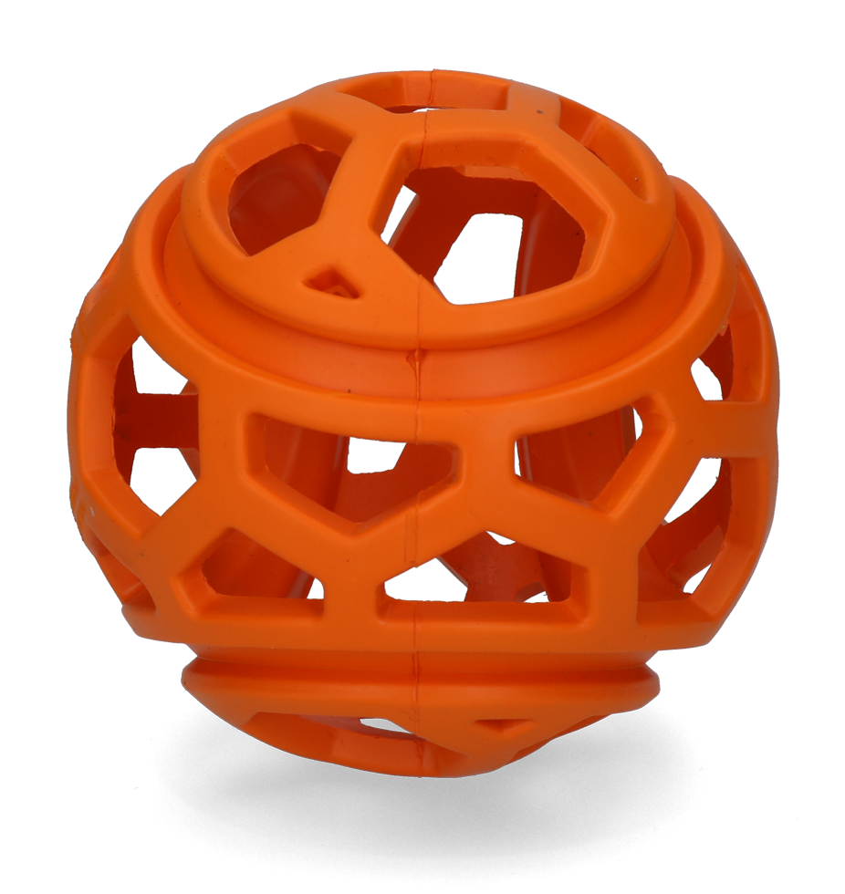 Dog Comets Hundespielzeug Titan, Naturgummi, Ø 11,5 cm, orange