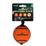 Dog Comets Tennisball mit Quietscher, Neutron Star, Größe M, Ø 6 cm, orange