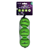 Dog Comets Tennisball, M, Ø 6 cm, grün, 3 Stk