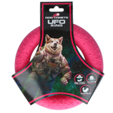 Dog Comets Hundespielzeug Ring, TPR, schwimmfähig, rosa, Ø 19 cm