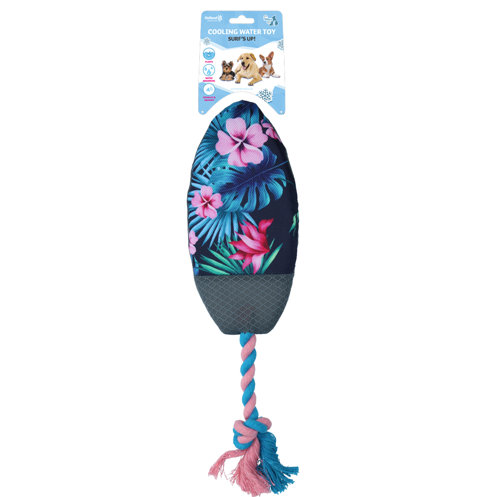 CoolPets Hundespielzeug, schwimmend, Surfbrett-Design, Zahnpflege, mit Quietsche