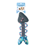 CoolPets Hundespielzeug, Fishy Rope Flamingo, schwimmfähig, mit Quietscher