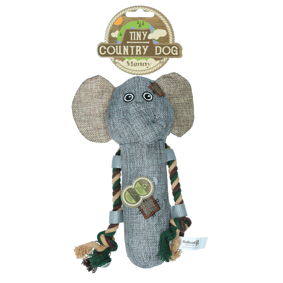 Country Dog Hundespielzeug Kuscheltier, Tiny Manny, für kleine Hunde
