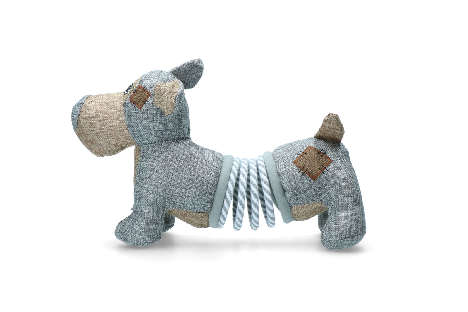 Country Dog Hundespielzeug Buster, Leinenstoff, recycelter Kunststoff