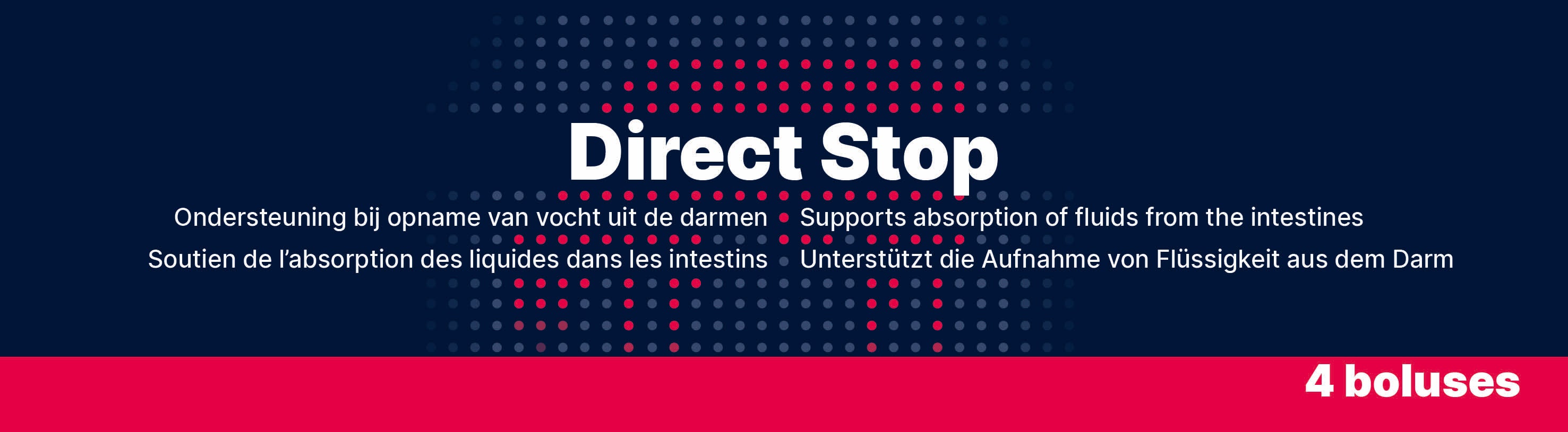 Direct Stop Bolus, Ergänzungsfuttermittel für Rinder bei Durchfall, 4 x 90 g