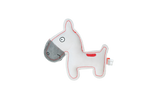 Doggy Doodles Hundespielzeug Esel, Rindsleder, hellgrau