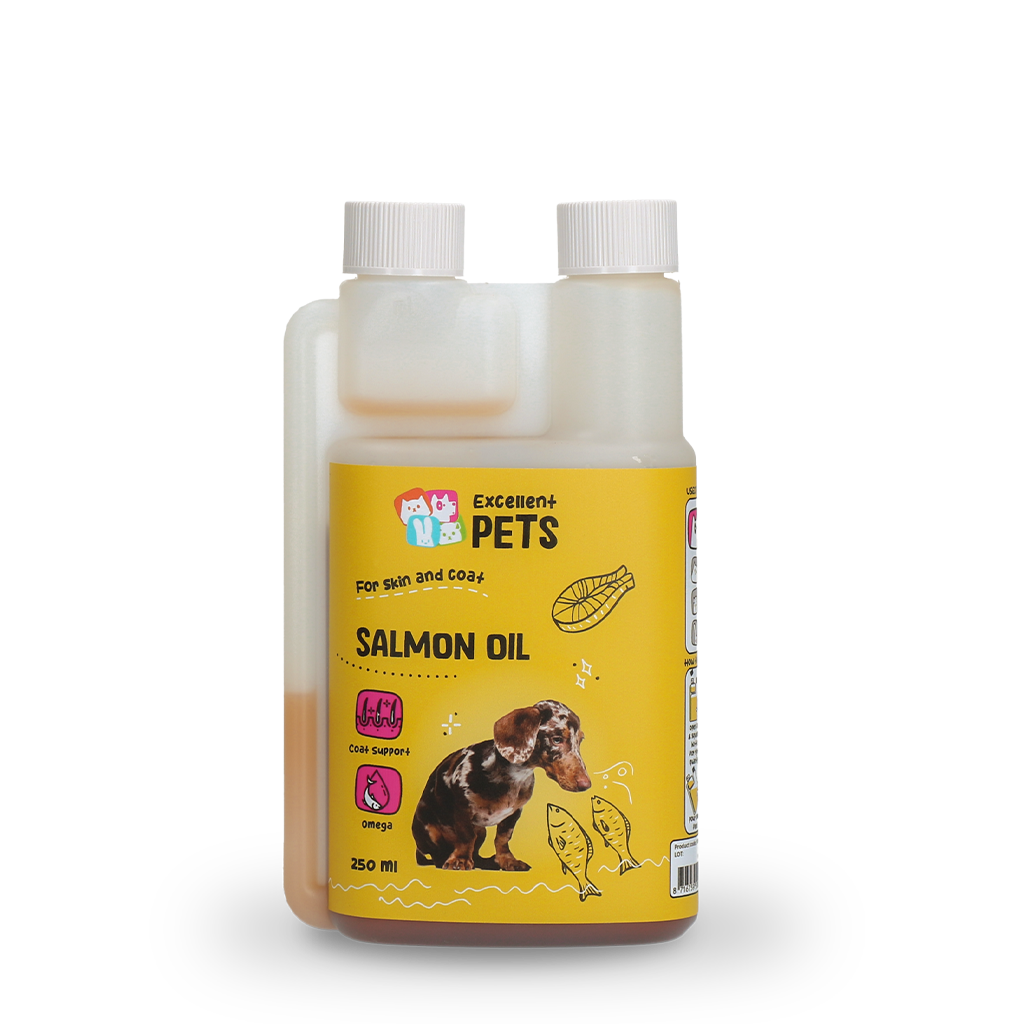 Excellent Pets Lachsöl für Hunde – hochwertige Omega-3 Nahrungsergänzung