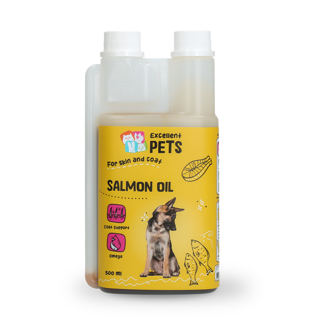 Excellent Pets Lachsöl für Hunde – hochwertige Omega-3 Nahrungsergänzung