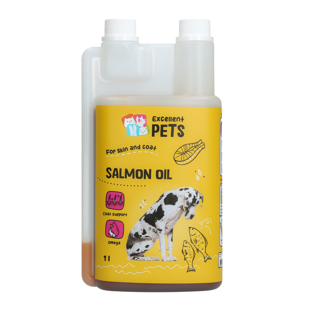 Excellent Pets Lachsöl für Hunde – hochwertige Omega-3 Nahrungsergänzung