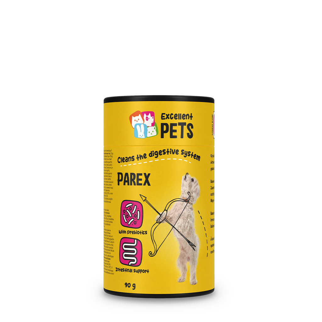 Excellent Pets Dog Parex, Ergänzungsfuttermittel für Hunde, 90 g