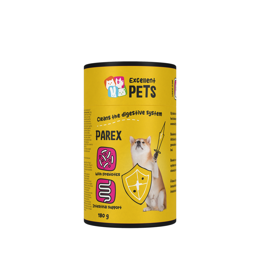 Excellent Pets Dog Parex, Ergänzungsfuttermittel für Hunde, 180 g