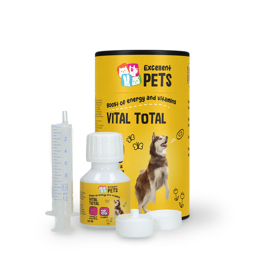 Excellent Pets Vital Total, Ergänzungsfuttermittel für Hunde, 50 ml