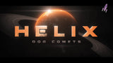 Dog Comets Hundespielzeug Helix, interaktiv, orange, USB-aufladbar