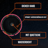 Dog Comets Tennisball mit Quietscher, M, Ø 6 cm, rosa, 3 Stk