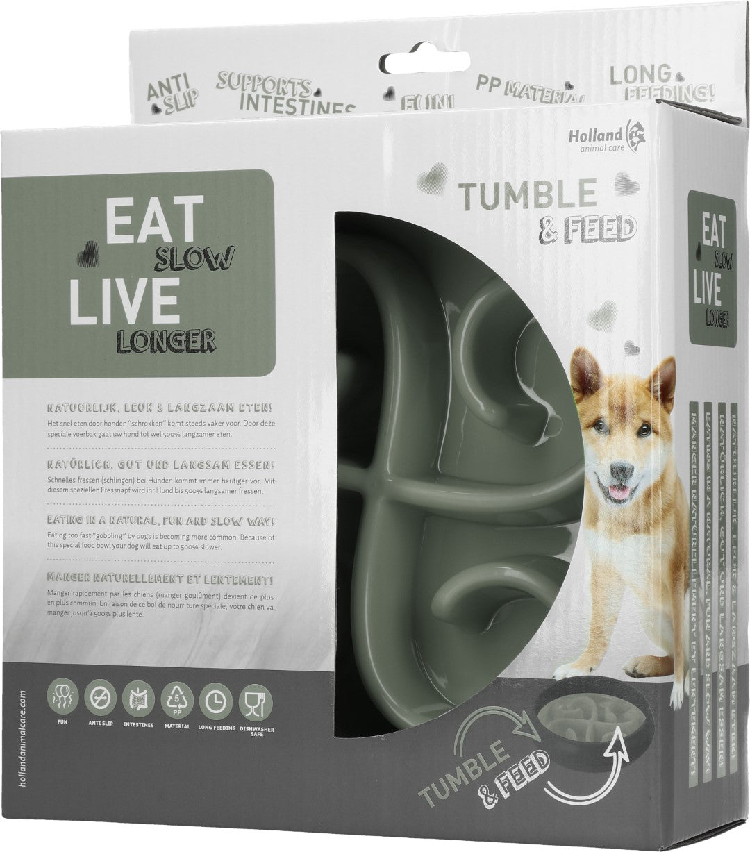 Eat Slow Live Longer Tumble Feeder / Anti-Schlingnapf Napf