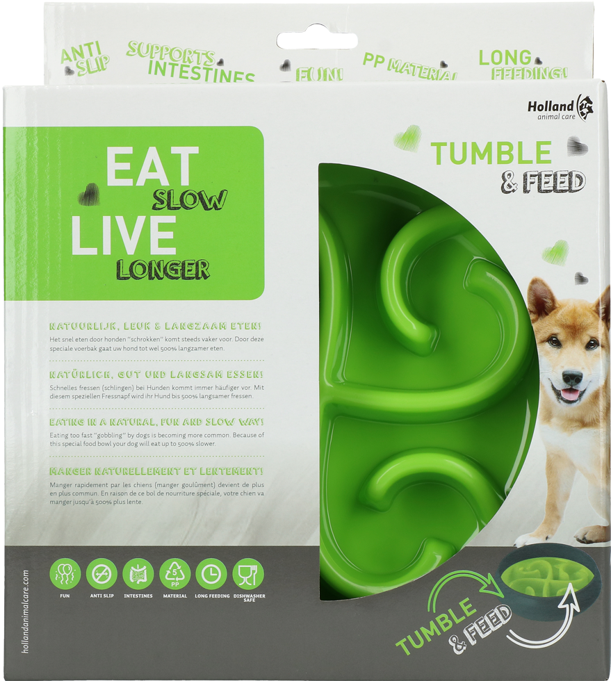 Eat Slow Live Longer Tumble Feeder / Anti-Schlingnapf Napf