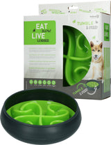 Eat Slow Live Longer Tumble Feeder / Anti-Schlingnapf Napf