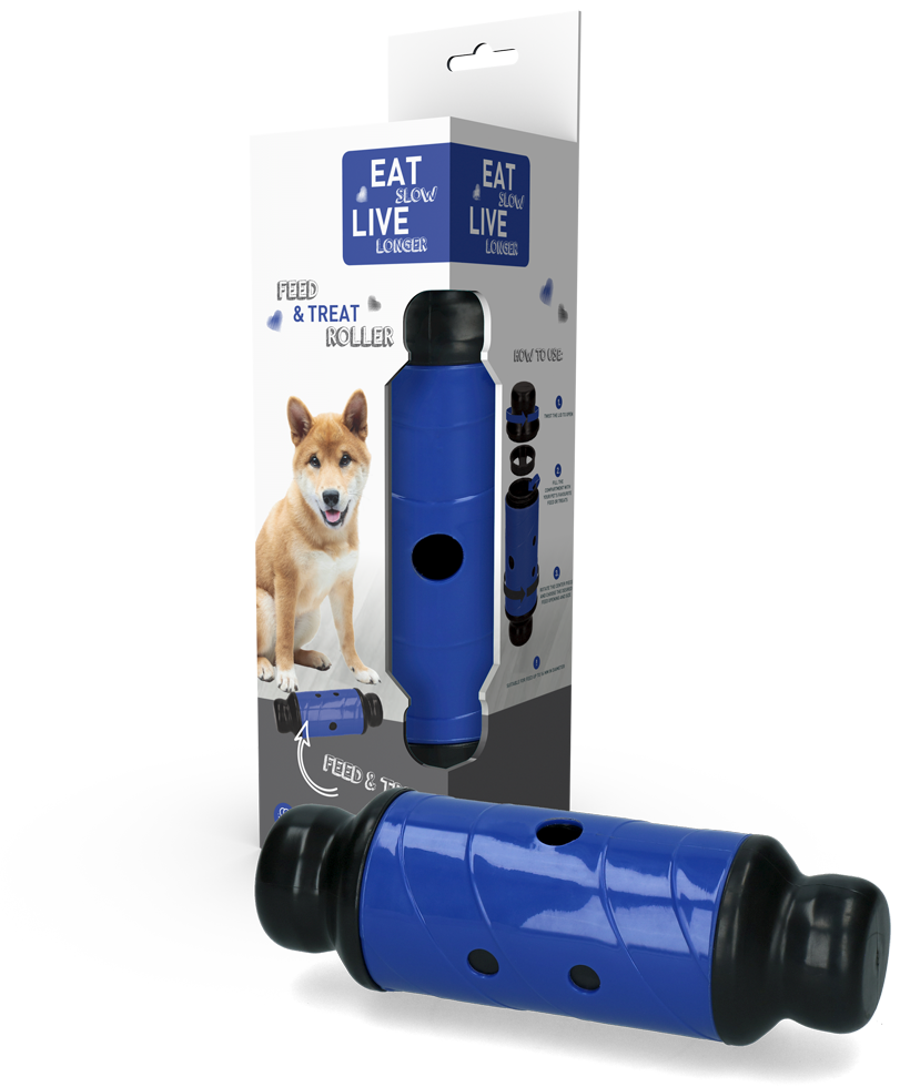 Eat Slow Live Longer Futter- und Snack-Roller L, 23 x Ø 8 cm