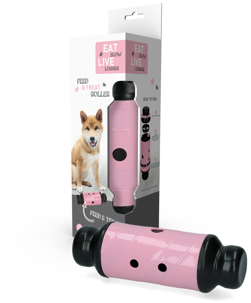 Eat Slow Live Longer Futter- und Snack-Roller L, 23 x Ø 8 cm