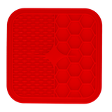 Eat Slow Live Longer Leckmatte Duo, S, 15 x 15 cm, Silikon