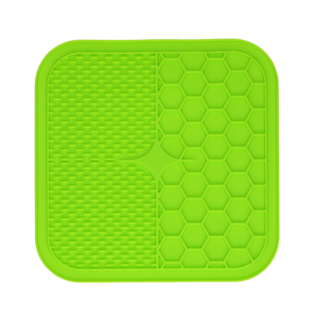 Eat Slow Live Longer Leckmatte Duo aus Silikon – Schleckmatte für Hunde und Katzen