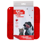 Leckmatte Silikon, 21 x 21 cm für Hunde und Katzen