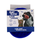 Eat Slow Live Longer Leckmatte Antischlingnapf aus Silikon Rund Ø 17 cm