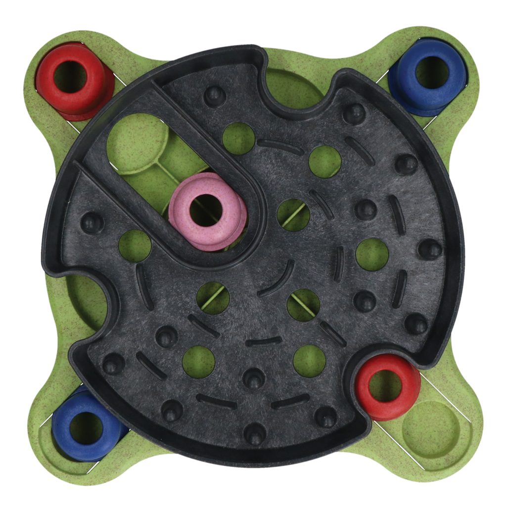 Eat Slow Live Longer Hundefutter-Puzzle, rund, Antischlingnapf