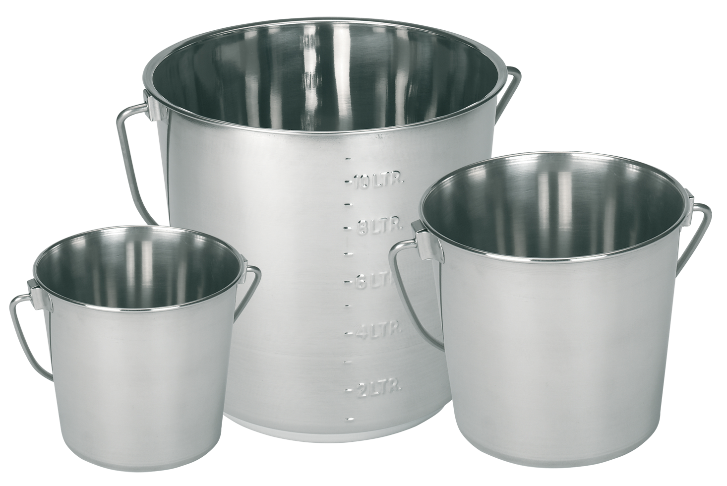 Edelstahl Eimer, 5,7 l