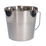 Edelstahleimer, flacher Rand, 5,68 l