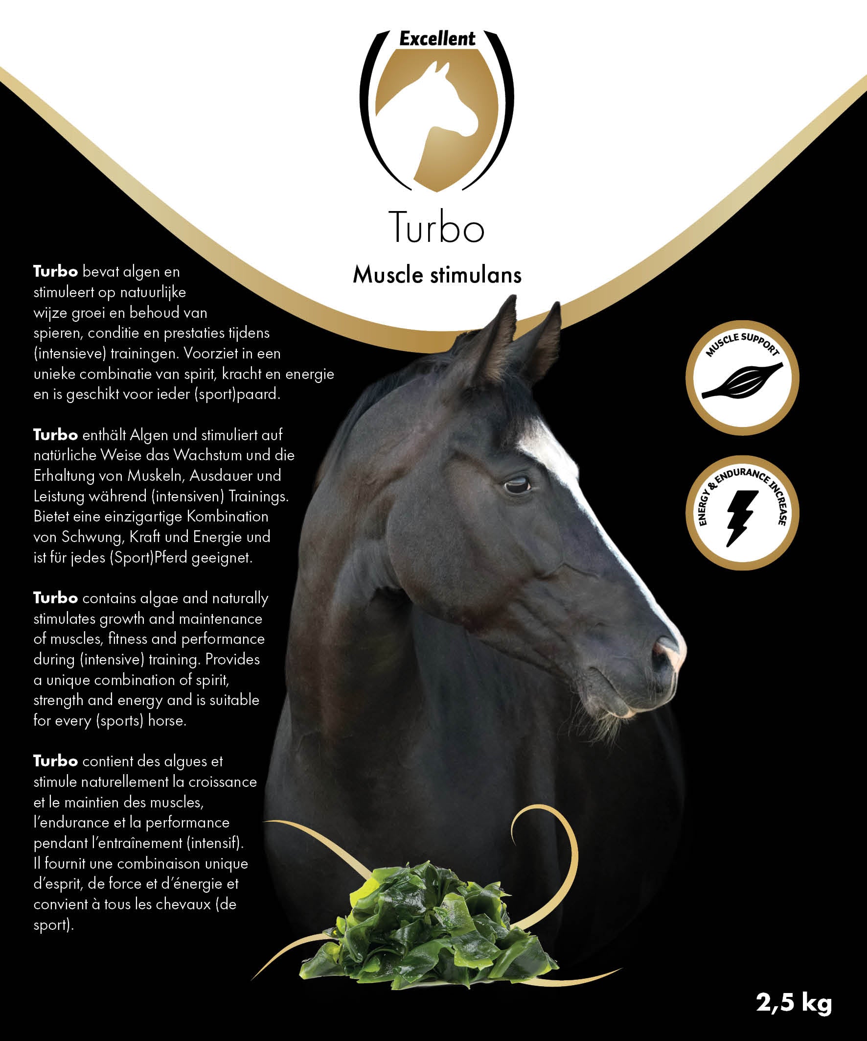 Excellent Horse Turbo, Muskelaufbau Pferd, 2,5 kg