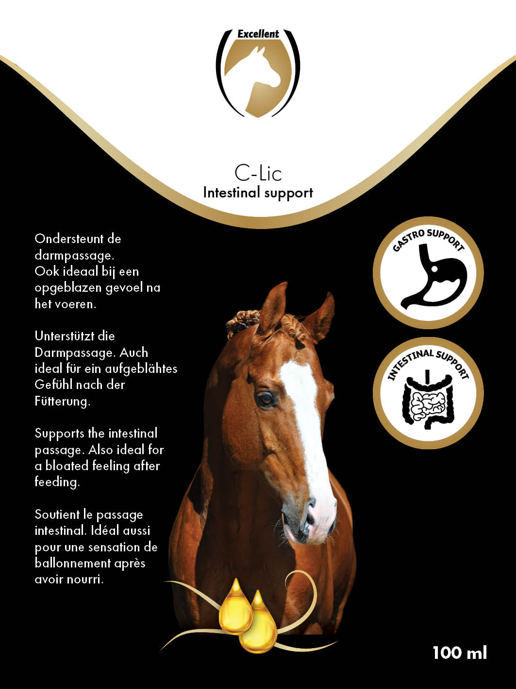 Excellent Horse C-Lic für Pferde, 100 ml