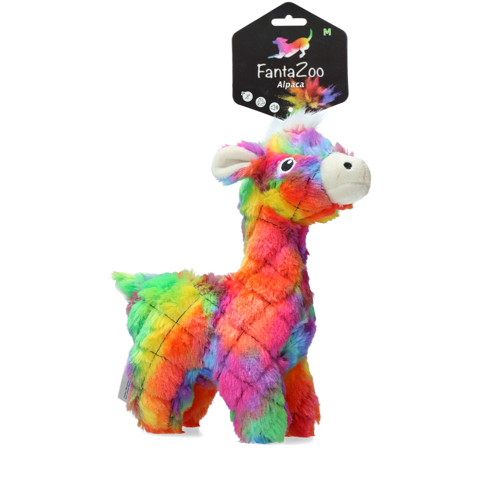 Hundespielzeug FantaZoo Alpaca, M, 23 x 13 cm, mit Quietscher