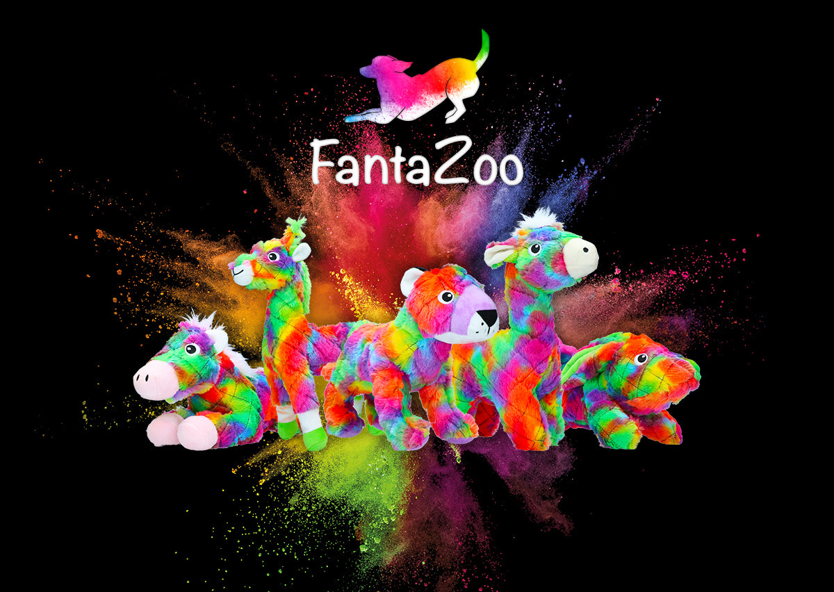 Hundespielzeug FantaZoo Alpaca, M, 23 x 13 cm, mit Quietscher