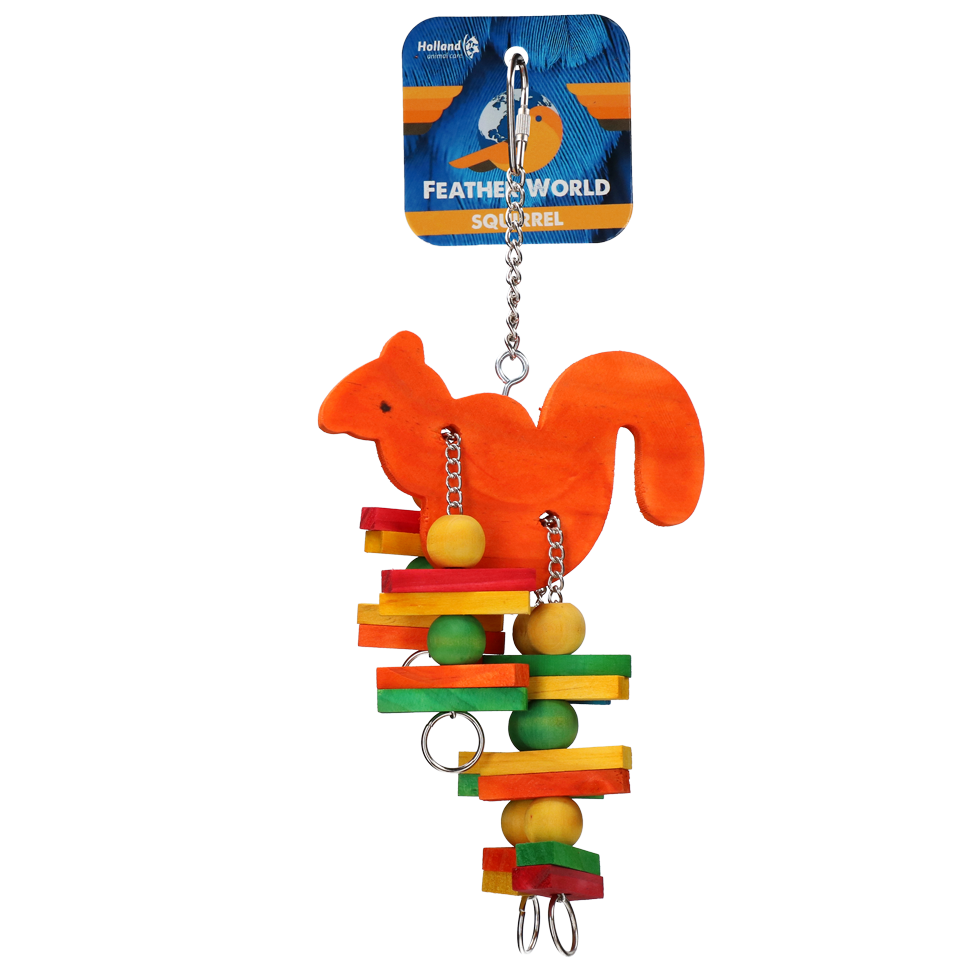 Feather World Vogelspielzeug, Holz, Sittiche, Nymphensittiche, 28 cm