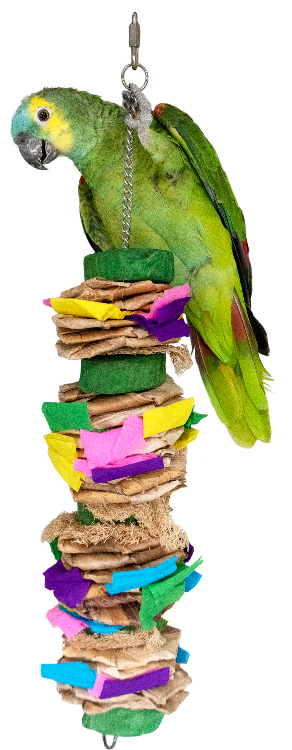 Feather World Vogelspielzeug, Javaholz, Papier, 50 cm