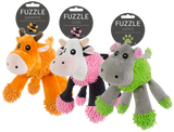 Fuzzle Hundespielzeug Giraffe, 5 Quietschgeräusche, 22 x 22 cm