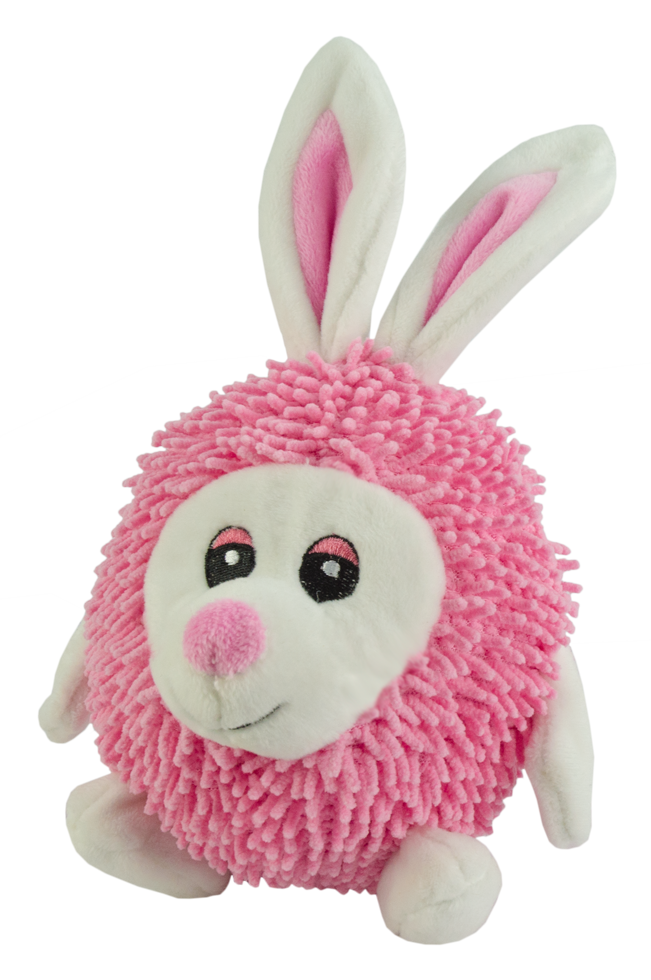 Hundespielzeug mit Quietscher, Kaninchen, Fuzzle, 23 cm