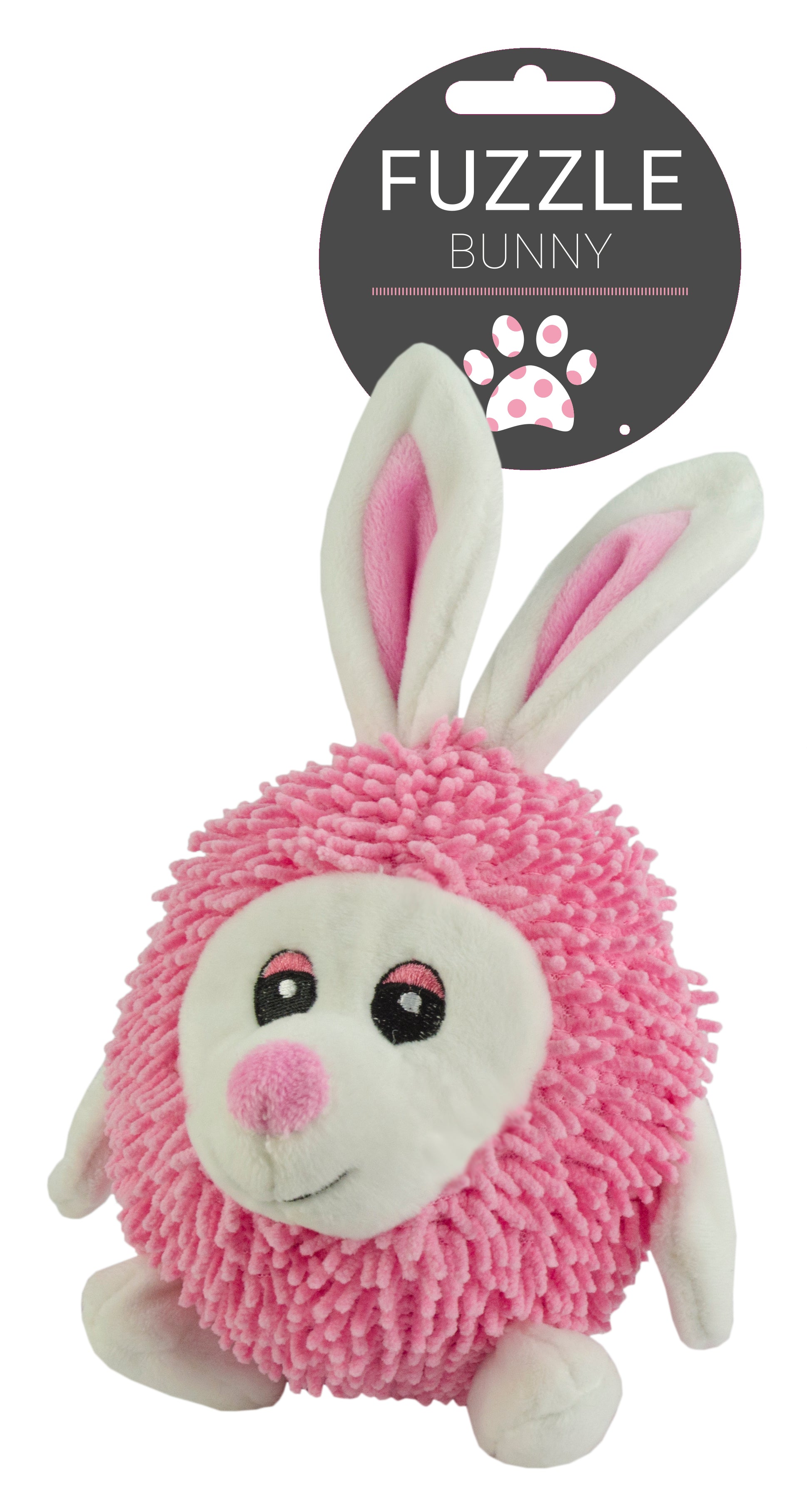 Hundespielzeug mit Quietscher, Kaninchen, Fuzzle, 23 cm