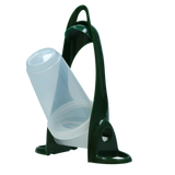 Vogelfutterspender Hofman Garden Care, Flip & Twist, transparent, 1200 g, Ø 5–12 cm, 2 Öffnungen