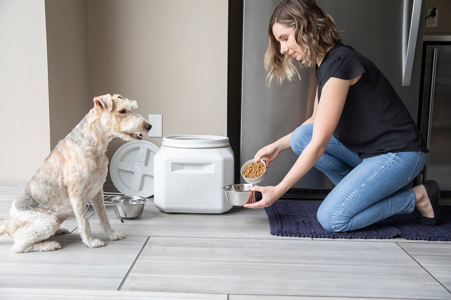 Gamma Vittles Vault Outback Futterbehälter für Tierfutter - stapelbar