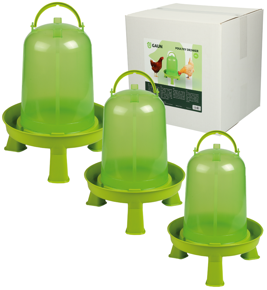 Gaun Geflügeltränke mit Ständer, limonengrün, 1,5 l