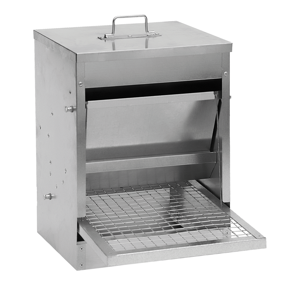 Gaun Geflügel Futterstation, galvanisiertes Metall, 10 kg