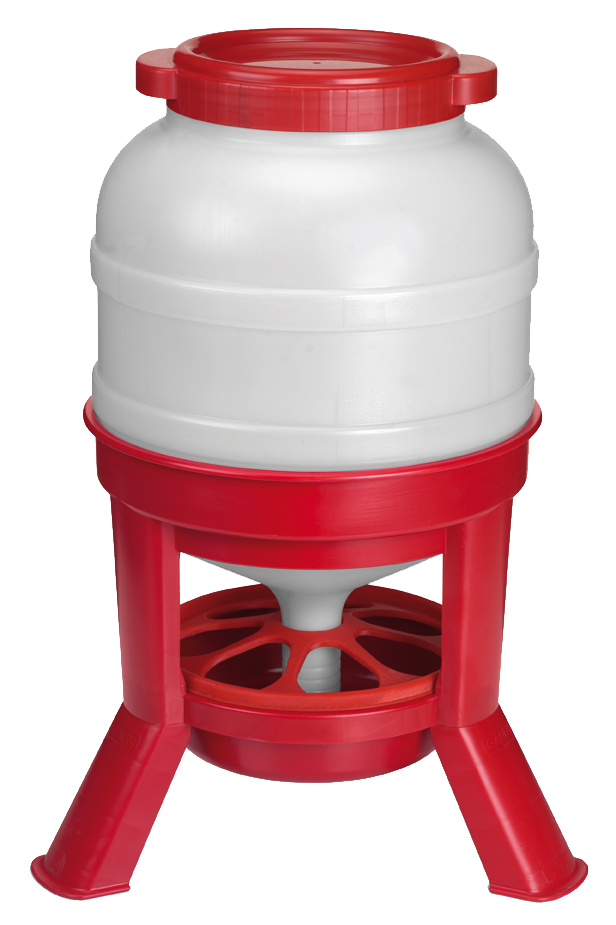 Gaun Geflügel-Futterautomat mit Ständer für Hühner und anderes Geflügel, robust