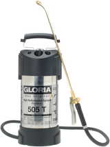 Gloria Drucksprüher 505T, Edelstahl, Manometer, 5 l