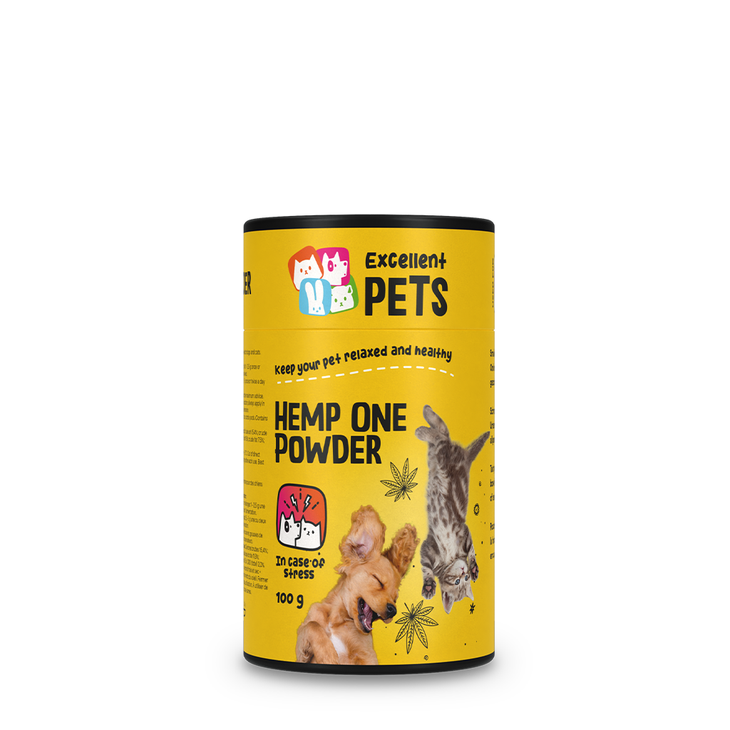 Excellent Pets Hanfpulver für Hunde und Katzen, 100 g