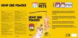 Excellent Pets Hanfpulver für Hunde und Katzen, 250 g